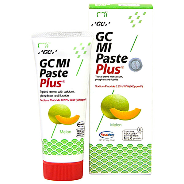 GC MI PASTE PLUS Melon гель-крем для ремінералізації та зміцнення зубів 1 тюбик 35 мл (Японія)
