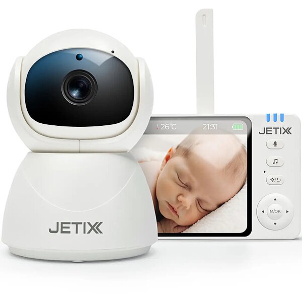 Відеоняня JETIX BabyCam 5 поворотна з двостороннім зв'язком до 300м та 5" HD екраном (Китай)