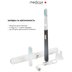 Звукова відбілювальна зубна щітка MEDICA+ Lux 10ХN Aluminum Portable Grey (Japan) S44-1983869525