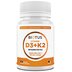 Вітаміни D3+К2, Vitamins D3+K2, 5000 МО/50 мкг, 60 капсул, Biotus (Україна)