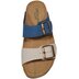 Купить Женские шлепанцы Grunland CB2249 11HOLA JEANS-MULTI, бело-синие (Италия)