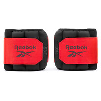 Щиколотки обважнювачі Reebok Flexlock Ankle Weights - 2,0 kg чорний, червоний Уні OFSM S83-00000030785