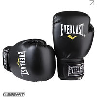 Перчатки боксерские Everlast 10 унций (10 oz) черные S122-2002
