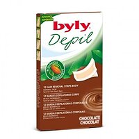 Laboratorios BYLY (Лабораторис Били) БИЛИ ШОКОЛАД Полоски восковые для депиляции тела №12