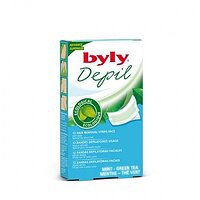 Laboratorios BYLY (Лабораторис Били) БИЛИ МЯТА И ЗЕЛЕНЫЙ ЧАЙ Полоски восковые для лица №20