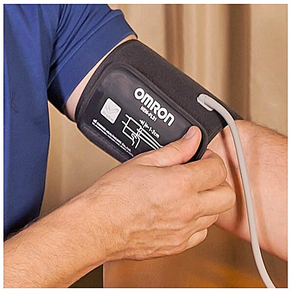 Тонометр автоматичний Omron M3 Comfort (HEM-7134-ALRU) з манжетою Intelli Wrap + адаптер S