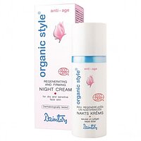 Dzintars Organic Style anti-age (Дзинтарс Органик Стайл анти-эдж) Регенерирующий и укрепляющий кожу ночной крем для сухой и чувствительной кожи 50 мл