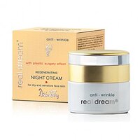 Dzintars Real Dream Anti-Wrinkle (Дзинтарс Риал Дрим Анти-Вринкл) Восстанавливающий ночной крем от морщин для сухой и чувствительной кожи лица 50 мл