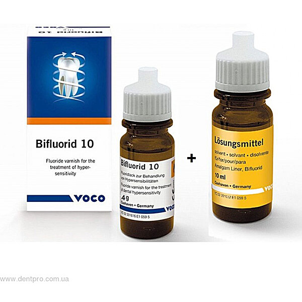 Фторлак 26278 BIFLUORID 10, фторлак, 4г + 10 мл, (набір) №1615 VOCO