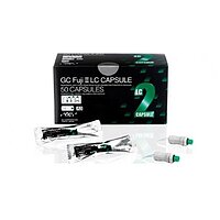 GC FUJI II LC Capsules (Джи-Си Фуджи Эл-Си Капсулс) Cветоотверждаемый реставрационный стеклоиономерный цемент в капсулах, 50 капсул