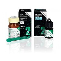 GC FUJI II LC Improved (Джи-Си Фуджи Эл-Си Импровд) Светоотв. стеклоиономерный цемент, 3 х 15 г (цвета А2, А3, В3) + 2 х 6.8 мл