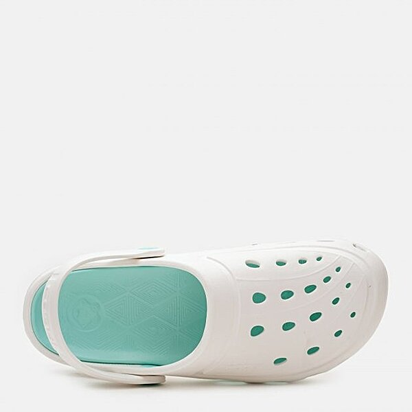 Женские ортопедические сабо COQUI 6352 White/Lt.mint (Чехия)
