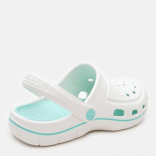 Женские ортопедические сабо COQUI 6352 White/Lt.mint (Чехия)