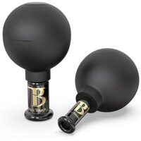 Вакуумні банки для особи скляні (2 шт.) Black Touch