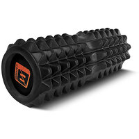 Ролик массажный EasyFit Solid Roller v.1.2s 33х13 см черный S122-1918