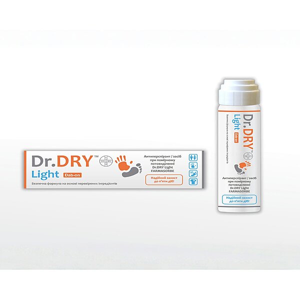 Антиперспірант Farmasorbe Dr.DRY Light Dab-on, 50 мл (Україна)
