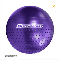 85 фитбол см EasyFit Hybrid фиолетовый (фитбол полумассажный) S122-2070