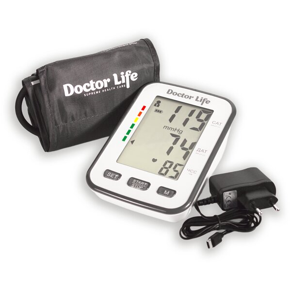 Автоматичний тонометр Doctor Life Basic 02-А з адаптером (Україна)