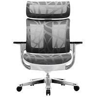 Крісло-реклайнер сітка NUVEM SILVER MESH COMFORT SEATING №2