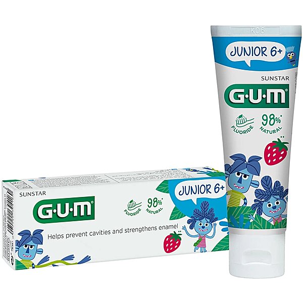 Зубная паста-гель GUM Junior Strawberry 50 мл