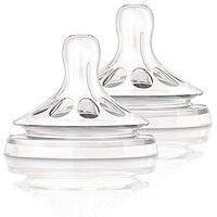 Соска силіконова Natural 1 отв від 0 міс AVENT, 2шт SCF651/27
