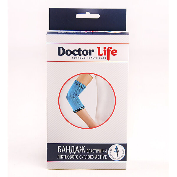 Еластичний бандаж ліктьового суглоба Doctor Life Active А3-026 (Україна)