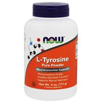 L-tyrosine, тирозин, Now Foods, порошок, 113 гр S125-NOW-00265 №2