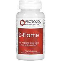 Здоров'я підтримка суглобів та зниження періодичного болю, D-Flame, Protocol for Life Balance, 90 рослинних капсул S125-PRT-13121