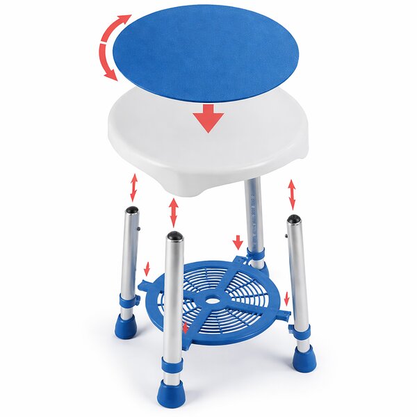 Стул для ванны с поворотным сиденьем на 360&deg; Deluxe Doctor Life 12457-PU (Украина)