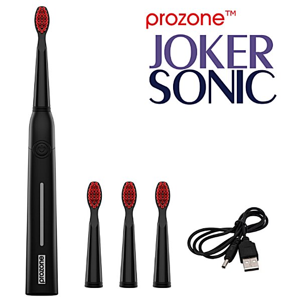 Купити Зубна електрична звукова щітка JOKER ElasticRed (Black) ProZone