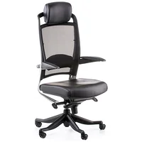 Крісло ергономічне FULKRUM BLACK LEATHER Special4You