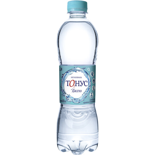 Вода мінеральна столова Тонус-Кисень 0,5 л