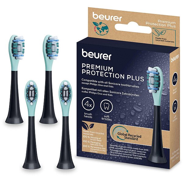 Фото Насадки для зубних щіток Beurer SC Premium Protection Plus 4x GP, захист ясен (Німеччина)