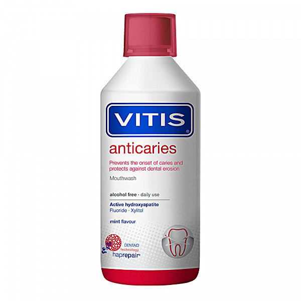 Ополіскувач для профілактики карієсу VITIS ANTICARIES 500 мл DENTAID