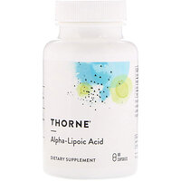 АЛЬФА-ЛІПОЄВА кислота, Alpha-Lipoic Acid, Thorne, 60 капсул (300 мг на капсулу) S125-THR-79701