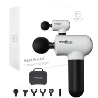 Перкусійний масажер для тіла і м'язів MEDICA+ MassHand Pro 4.0 White (Japan) S44-1974647252