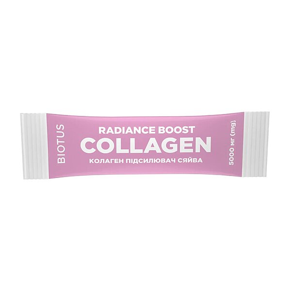 Колаген-підсилювач сяйва, Radiance Boost Collagen, Biotus, 1 саше 15 мл (Україна)
