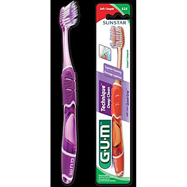 Фото Зубна щітка GUM Technique PRO Compact , м'яка