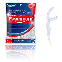 Зубная нить-флосс Floss-Pick Classic 100pcs Fawnmum 