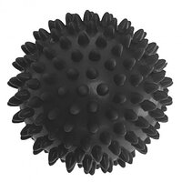 Мячик массажный EasyFit PVC 7.5 см жесткий черный S122-1247