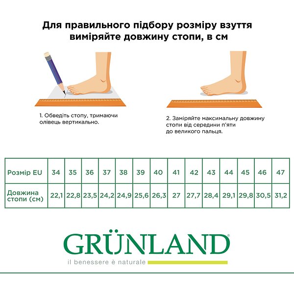 Жіночі анатомічні шльопанці Grunland Hola Canna Di Fuci CB2195 (Італія)