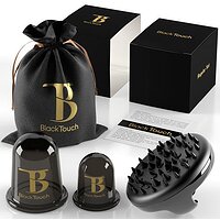 Вакуумні банки для тіла і антицелюлітний масажер BLACK TOUCH