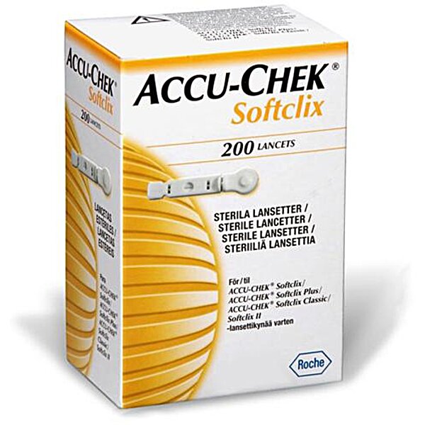 Ланцети Акку Чек Softclix 200 шт. в упаковці
