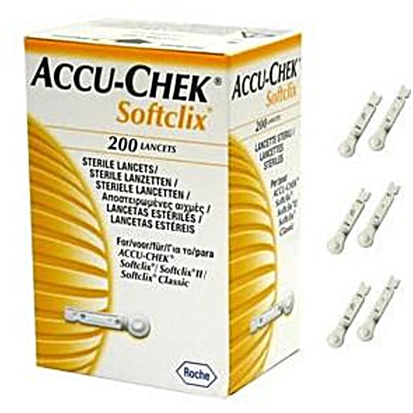 Характеристики Ланцети Акку Чек Softclix 200 шт. в упаковці