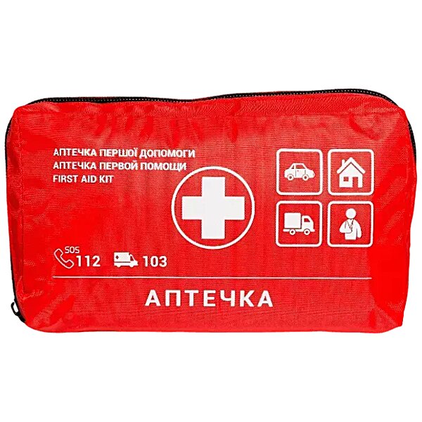 Аптечка автомобільна-1 Poputchik 02-001-М згідно ТУ (Україна)