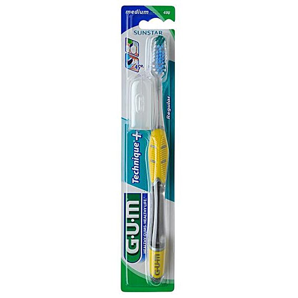Фото Зубна щітка GUM Technique PLUS , середньо - м'яка