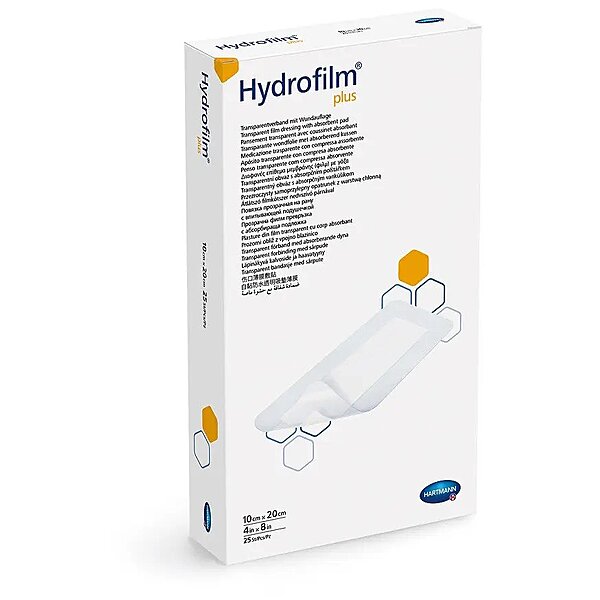 Повязка пленочная прозрачная с абсорбирующей подушечкой Hydrofilm&reg; Plus / Гидрофилм Плюс 10х20см 1шт