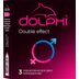 Презервативы с двойным эфеком Dolphi Double effect, 3 шт (Украина)