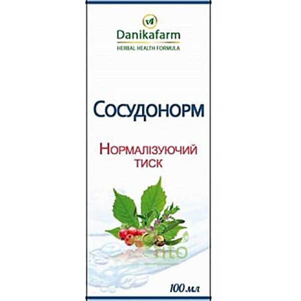Фітопрепарат Сосудонорм БАЖ Даникафарм 100 мл