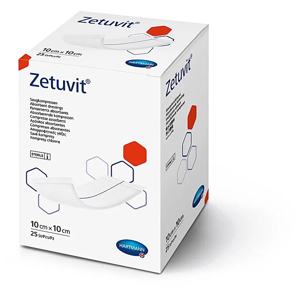 Повязка сорбционная Hartmann Zetuvit 10см*10см 1 шт. 